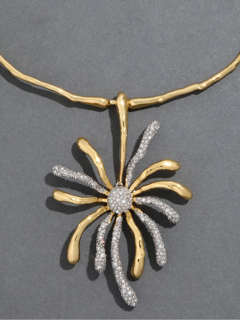 ALEXIS BITTAR Solanales Crystal Sunburst Collar - Picture 5 of 7
